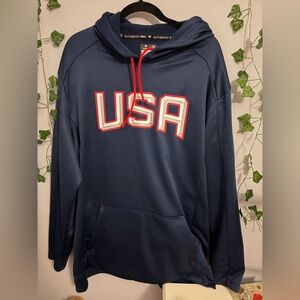 Men’s Fanatics x NHL USA Olympic Team Athletic Navy Size XXL